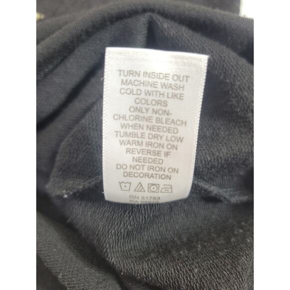 Maurices Black Floral Lace Rhinestones Knit Pullover Sweater Women's Size XL - Picture 8 of 10